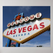 Boa vinda a Las Vegas Impressão
