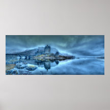 Boa vinda à manhã. (Eilean Donan panorâmico) Posters
