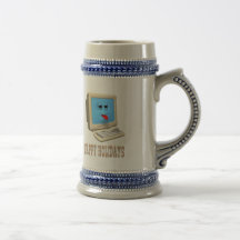 BOAS FESTAS CANECA DE CERVEJA DOS CUMPRIMENTOS DO 