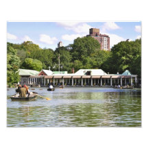 Boathouse do Central Park Fotografias