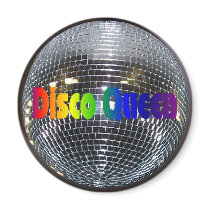 Bola brilhante retro do disco da rainha do disco 8 ímãs
