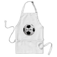 Bola de futebol customizável avental
