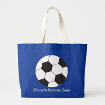 Bola de futebol customizável bolsas de lona