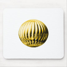 Bola textured ouro mouse pad