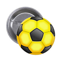 Bolas de futebol coloridas botons