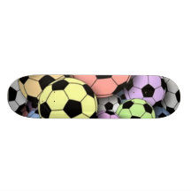 Bolas de futebol do skate da cor