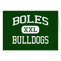 Boles - buldogues - júnior - Arlington Texas Cartões