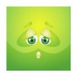 Bolha de Cutie do verde limão Impressão De Canvas Esticada