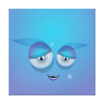 Bolha de Cutie dos azul-céu Impressão De Canvas Esticada