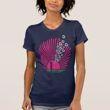 Bolhas do reciclar t-shirts