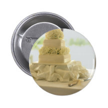 Bolo de casamento botons