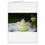 Bolo de casamento cartao
