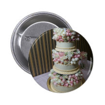 Bolo de casamento cor-de-rosa pins