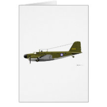 Bolo de Douglas B-18B Cartoes
