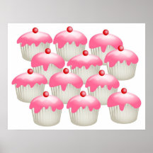 Bolos da cereja poster
