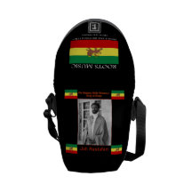 Bolsa mensageiro do rickshaw da reggae de Rasta a 