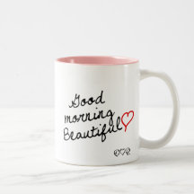 Bom dia bonito! canecas
