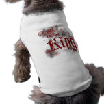 Bom ser rei Animal de estimação Roupa Camisa Para Caes