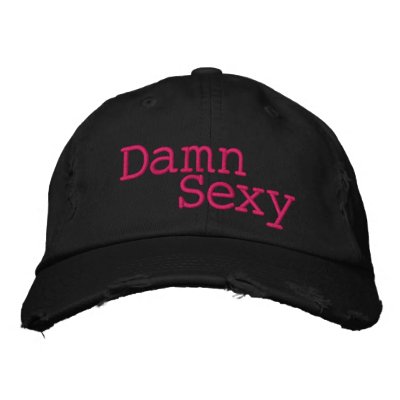 Boné afligido "sexy" dum raio de Basebal
