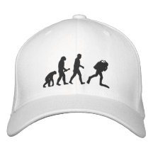Boné bordado evolução do MERGULHADOR