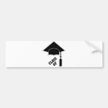 Boné de formatura adesivos