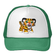 boné do camionista de Cub de tigre dos desenhos an
