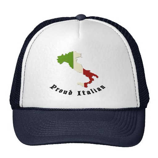 Boné retro italiano orgulhoso do chapéu do camioni