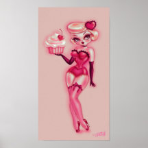 Boneca do cupcake posters