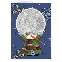 Boneco de neve do Natal Cartoes