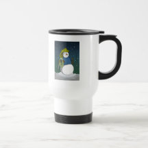 Boneco de neve do sapador-bombeiro canecas