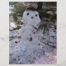 Boneco de neve doce panfleto coloridos