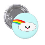 BONITO ADORÁVEL DA NUVEM DO ARCO-ÍRIS DE KAWAII BOTONS