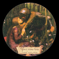 Bookplate do Pre-Raphaelite de John William Waterh adesivos