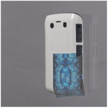 Borboleta azul Flower´´ da caixa de Blackberry `` Capas Blackberry