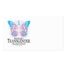 Borboleta do Transgender Cartoes De Visita