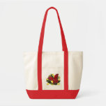 Borboleta e rosas bolsa