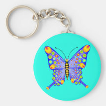 Borboleta manchada 1 chaveiro