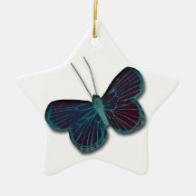 borboleta ornamento para arvore de natal