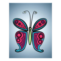 Borboleta Papéis De Carta Personalizados