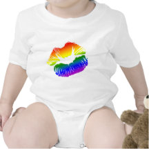 Bordos 1 do arco-íris camisetas