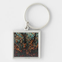 Borealis de cobre chaveiros