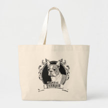 BOSTON TERRIER (2) BOLSAS PARA COMPRAS
