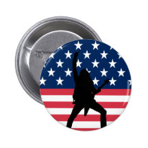 Botão americano do metal boton