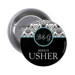 Botão-Aqua júnior de Usher da elegância barroco Boton