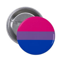 Botão bissexual da bandeira do orgulho botons