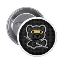 Botão bonito do urso de ursinho do guerreiro do sa pins