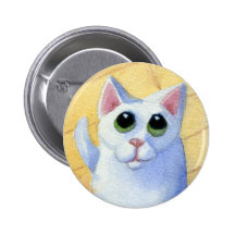 Botão com fome do gato boton
