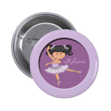 Botão conhecido feito sob encomenda da bailarina 1 pins