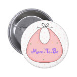 Botão cor-de-rosa doce do Pin das mamães do chá de Botons