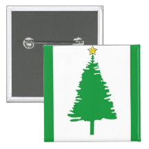 Botão da árvore de Natal Botons